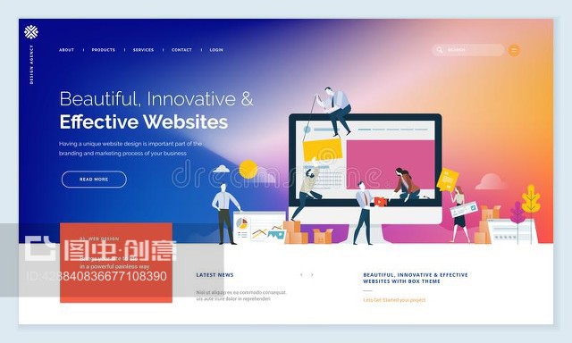 創(chuàng)意網(wǎng)站模板設(shè)計(jì)Creative website template design